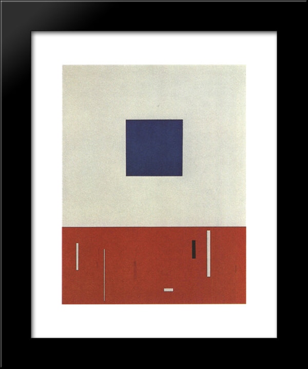 Composition No. 211 20x24 Black Modern Wood Framed Art Print Poster by Vordemberge Gildewart, Friedrich