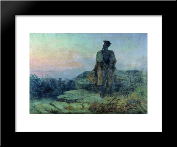 Judas 20x24 Black Modern Wood Framed Art Print Poster by Bronnikov, Fyodor