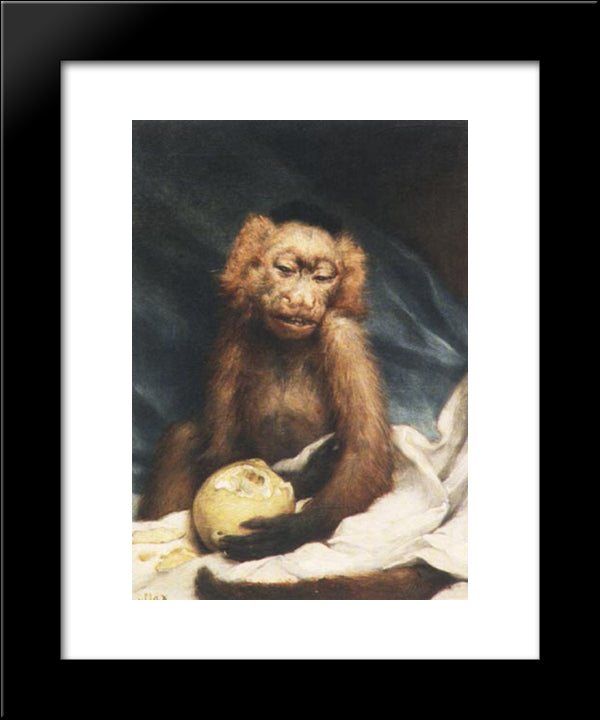 Bitter Experience 20x24 Black Modern Wood Framed Art Print Poster by Max, Gabriel von