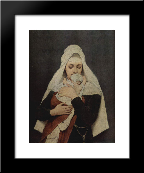 Findelkind 20x24 Black Modern Wood Framed Art Print Poster by Max, Gabriel von