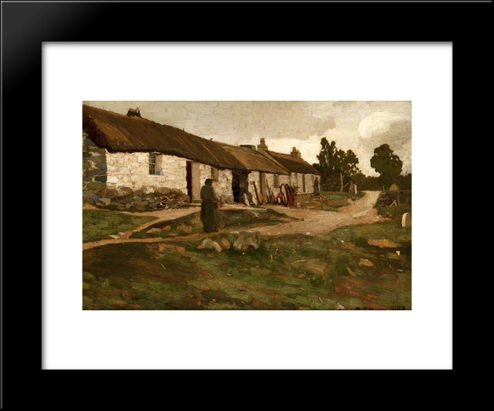 Brig O' Turk 20x24 Black Modern Wood Framed Art Print Poster by Henry, George