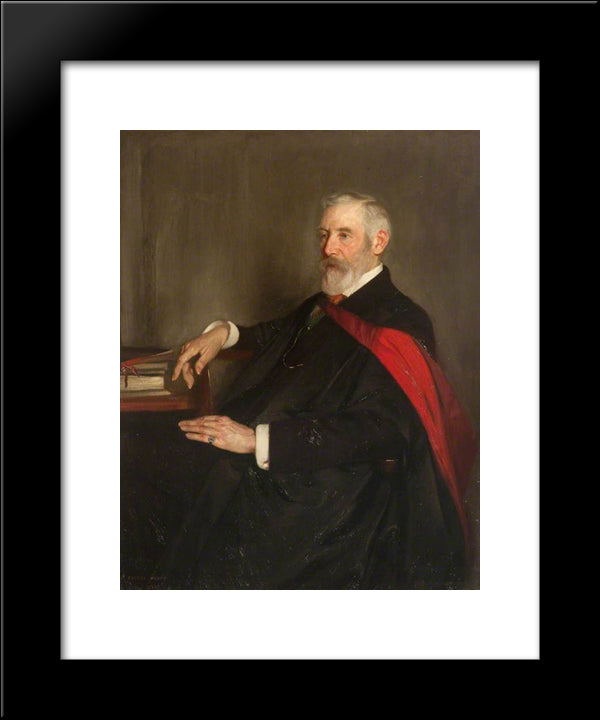 Professor George Gilbert Ramsay 20x24 Black Modern Wood Framed Art Print Poster by Henry, George