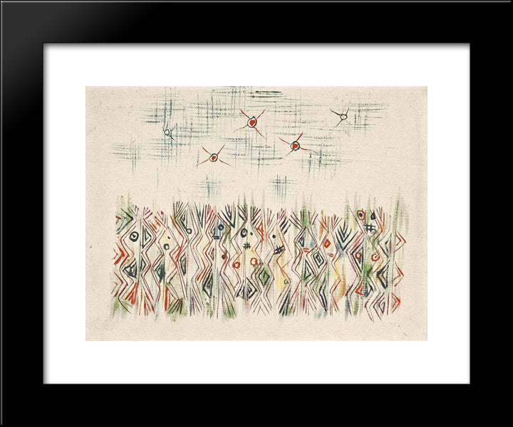 Landscape 20x24 Black Modern Wood Framed Art Print Poster by Papazoff, Georges