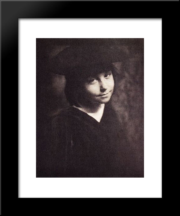 Dorothy 20x24 Black Modern Wood Framed Art Print Poster by Kasebier, Gertrude
