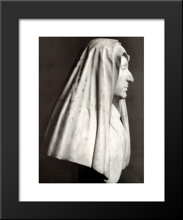 Bust Of Camilla Barberini Nee Barbadori 20x24 Black Modern Wood Framed Art Print Poster by Reynolds, Joshua