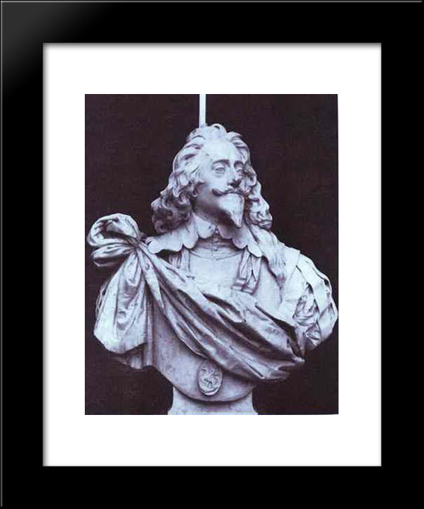 Charles I, King Of England 20x24 Black Modern Wood Framed Art Print Poster by Reynolds, Joshua