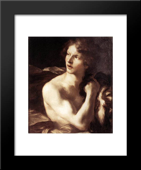 David With The Head Of Goliath 20x24 Black Modern Wood Framed Art Print Poster by Reynolds, Joshua