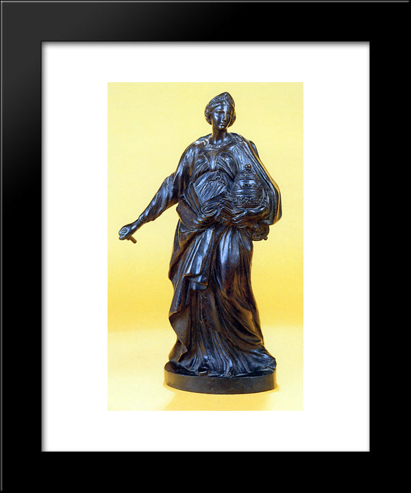 Mathilde Of Tuscany Sun 20x24 Black Modern Wood Framed Art Print Poster by Reynolds, Joshua