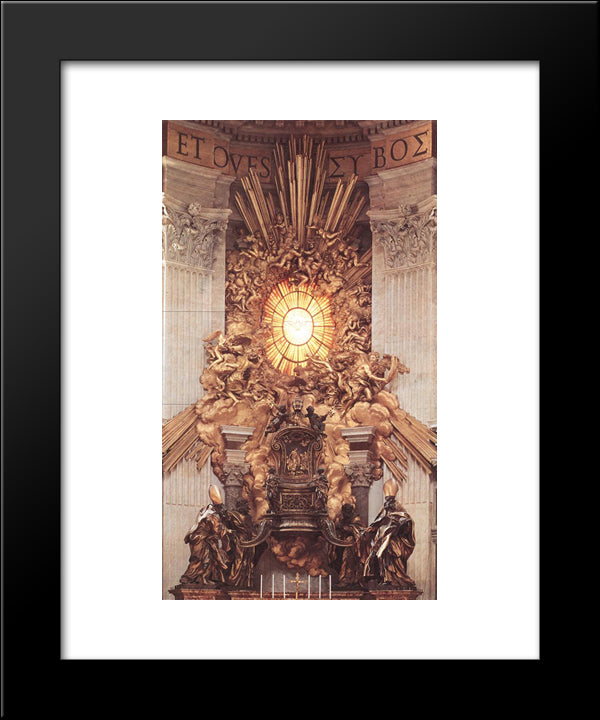The Throne Of Saint Peter 20x24 Black Modern Wood Framed Art Print Poster by Reynolds, Joshua