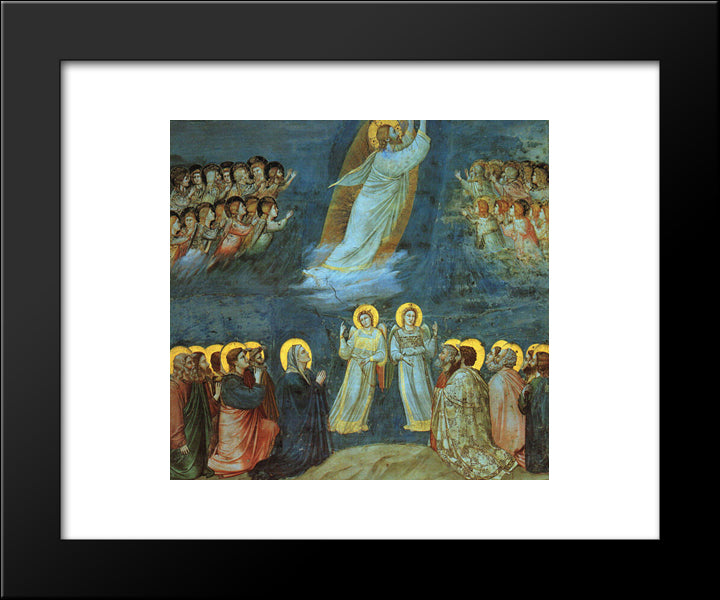 The Ascension 20x24 Black Modern Wood Framed Art Print Poster by Giotto