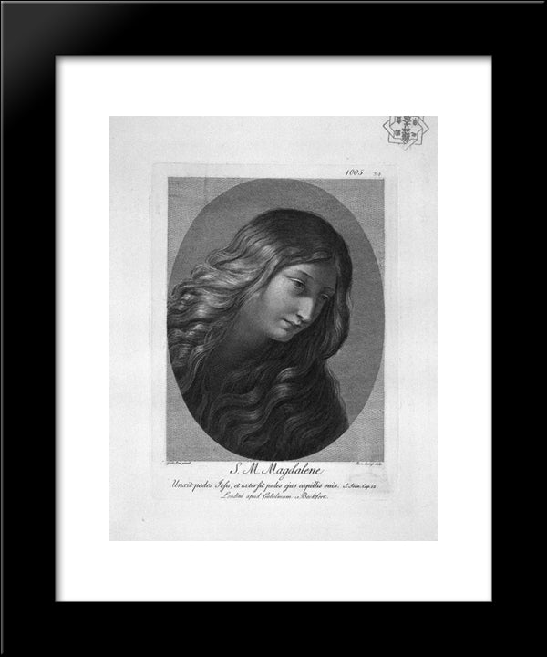 Apollo And Hyacinth 20x24 Black Modern Wood Framed Art Print Poster by Piranesi, Giovanni Battista