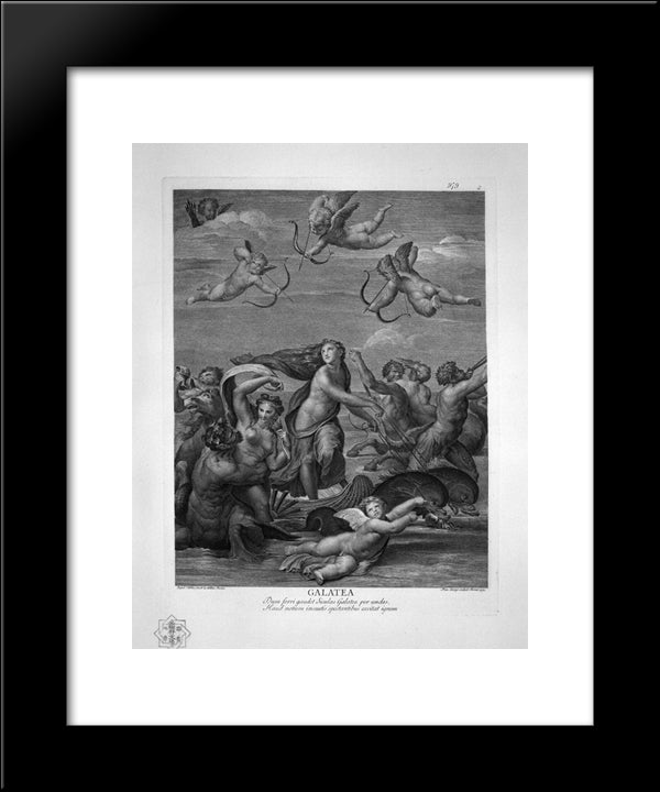 Nativity 20x24 Black Modern Wood Framed Art Print Poster by Piranesi, Giovanni Battista