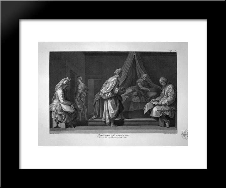 The Presentation In The Temple 20x24 Black Modern Wood Framed Art Print Poster by Piranesi, Giovanni Battista