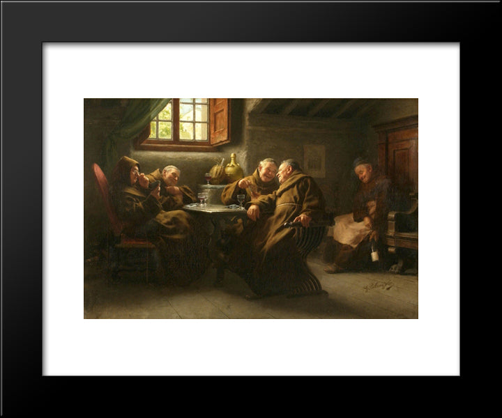 Holding All The Trumps 20x24 Black Modern Wood Framed Art Print Poster by Torriglia, Giovanni Battista