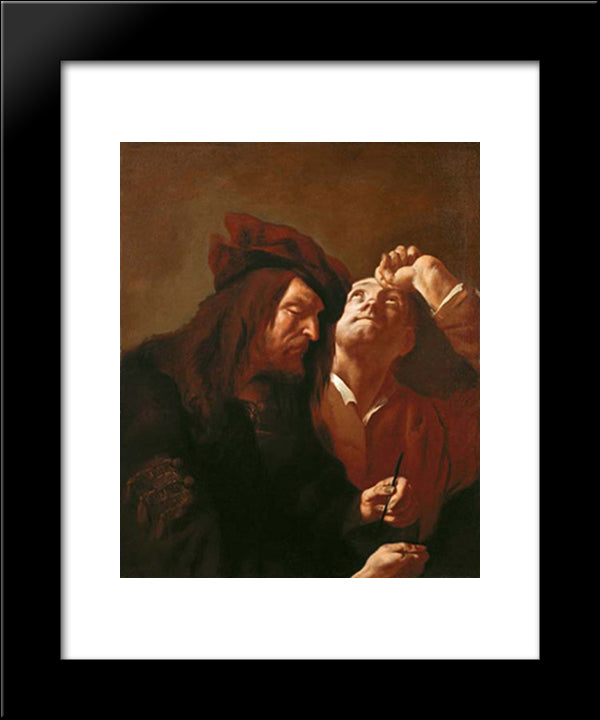 Unknown Title 20x24 Black Modern Wood Framed Art Print Poster by Lama, Giulia