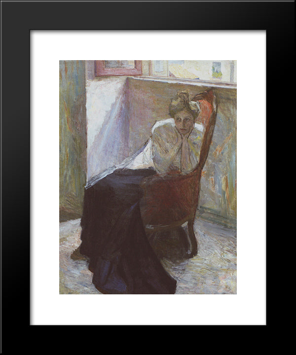 Nostalgia 20x24 Black Modern Wood Framed Art Print Poster by Grigoriy, Goldstein