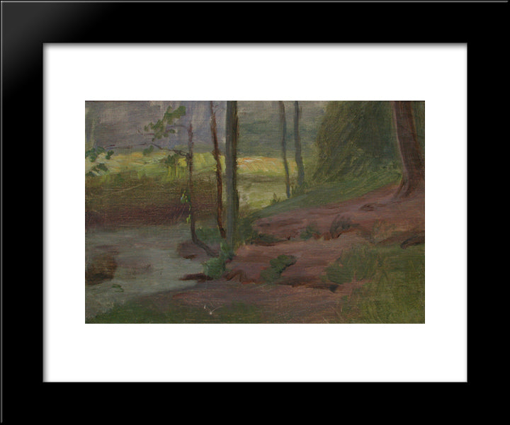 Sunbeam 20x24 Black Modern Wood Framed Art Print Poster by Grigoriy, Goldstein