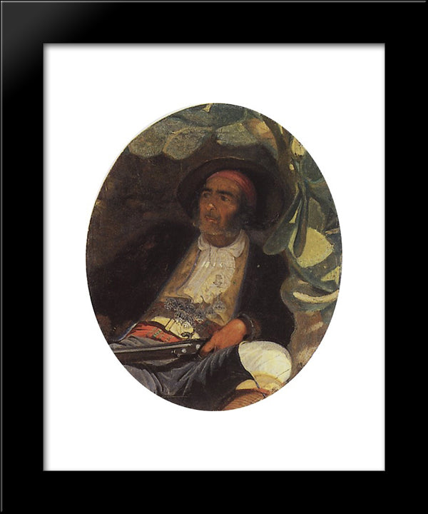Spaniard 20x24 Black Modern Wood Framed Art Print Poster by Myasoyedov, Grigoriy
