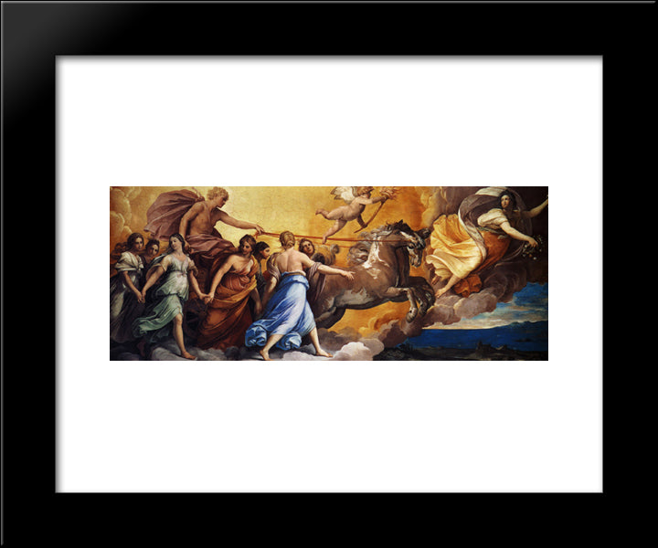 Aurora 20x24 Black Modern Wood Framed Art Print Poster by Reni, Guido