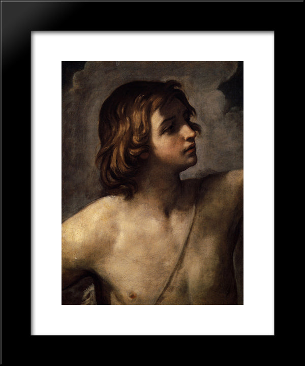 David 20x24 Black Modern Wood Framed Art Print Poster by Reni, Guido