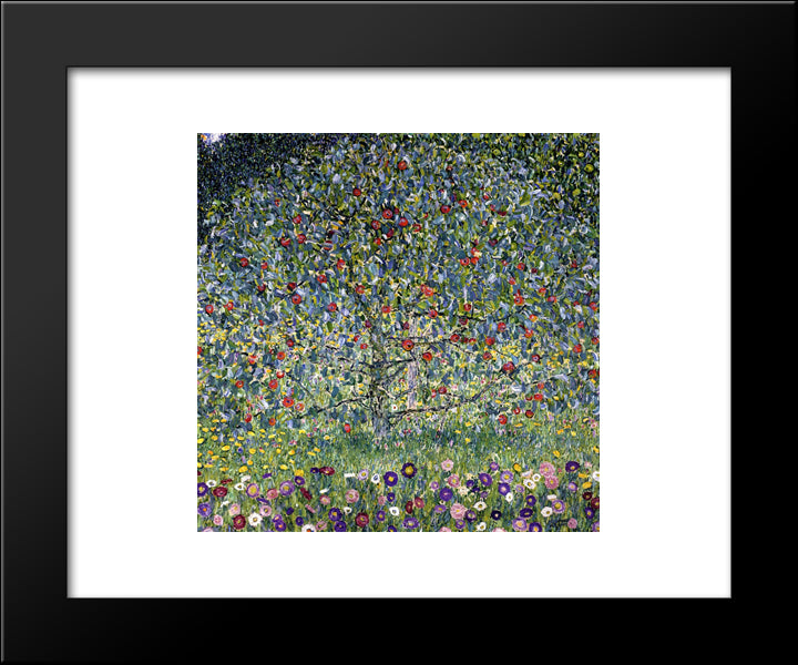Apple Tree, I 20x24 Black Modern Wood Framed Art Print Poster by Klimt, Gustav