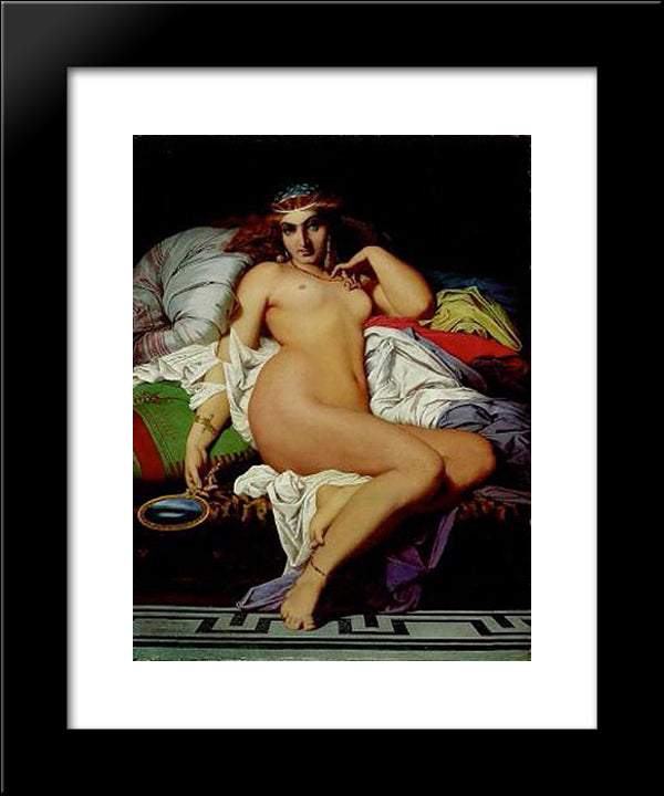 Phryne 20x24 Black Modern Wood Framed Art Print Poster by Boulanger, Gustave