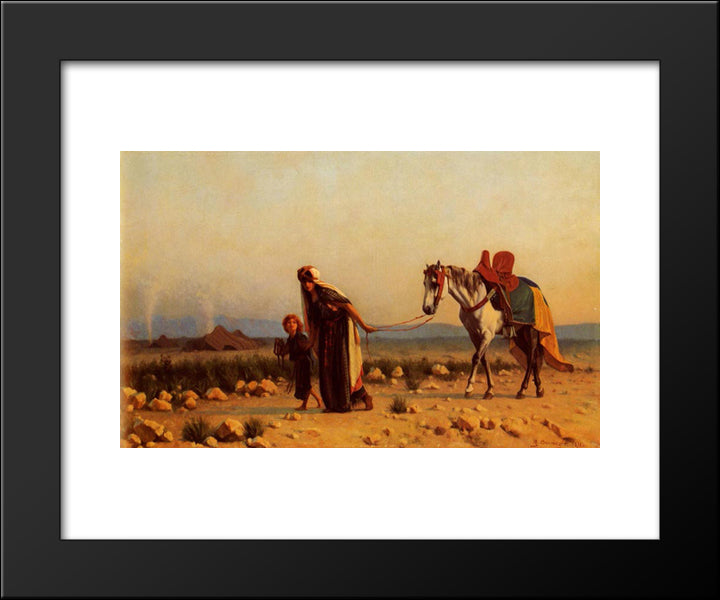 The Return 20x24 Black Modern Wood Framed Art Print Poster by Boulanger, Gustave
