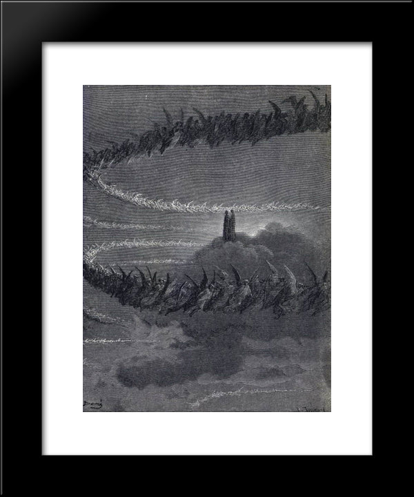 Paradiso 20x24 Black Modern Wood Framed Art Print Poster by Dore, Gustave
