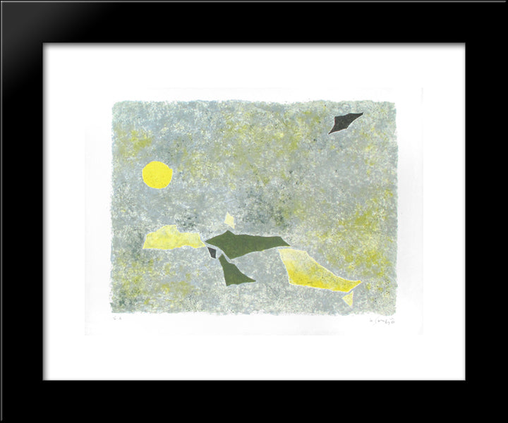 Morning Migration 20x24 Black Modern Wood Framed Art Print Poster by Singier, Gustave