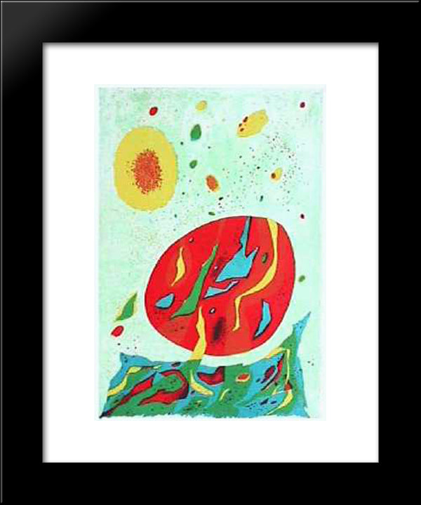 Printemps 20x24 Black Modern Wood Framed Art Print Poster by Singier, Gustave
