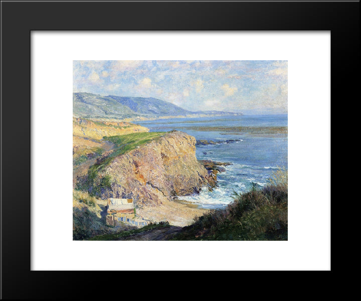 Laguna 20x24 Black Modern Wood Framed Art Print Poster by Rose, Guy