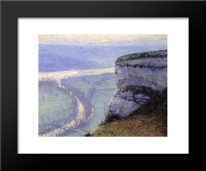 The Large Rock 20x24 Black Modern Wood Framed Art Print Poster by Rose, Guy