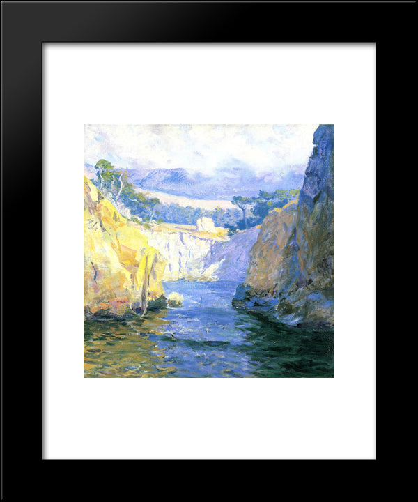 Vista From Point Lobos 20x24 Black Modern Wood Framed Art Print Poster by Rose, Guy