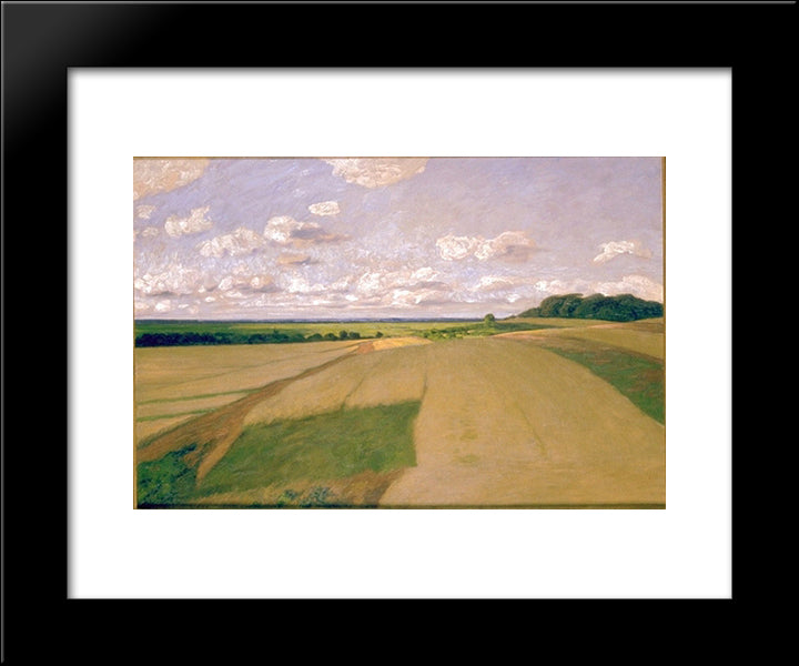 Weyerberg Under The Clouds 20x24 Black Modern Wood Framed Art Print Poster by Hans am Ende