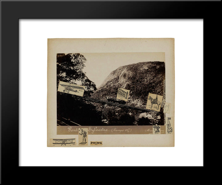 Castle Weibertreu 20x24 Black Modern Wood Framed Art Print Poster by Baldung, Hans