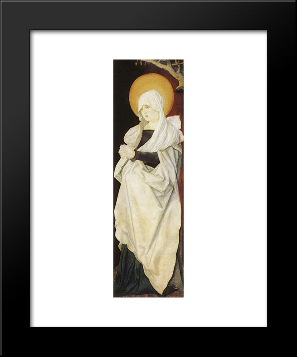 Mater Dolorosa 20x24 Black Modern Wood Framed Art Print Poster by Baldung, Hans