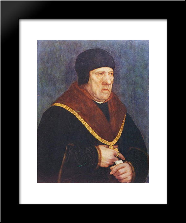 Sir Henry Wyatt 20x24 Black Modern Wood Framed Art Print Poster by Holbein the Younger, Hans