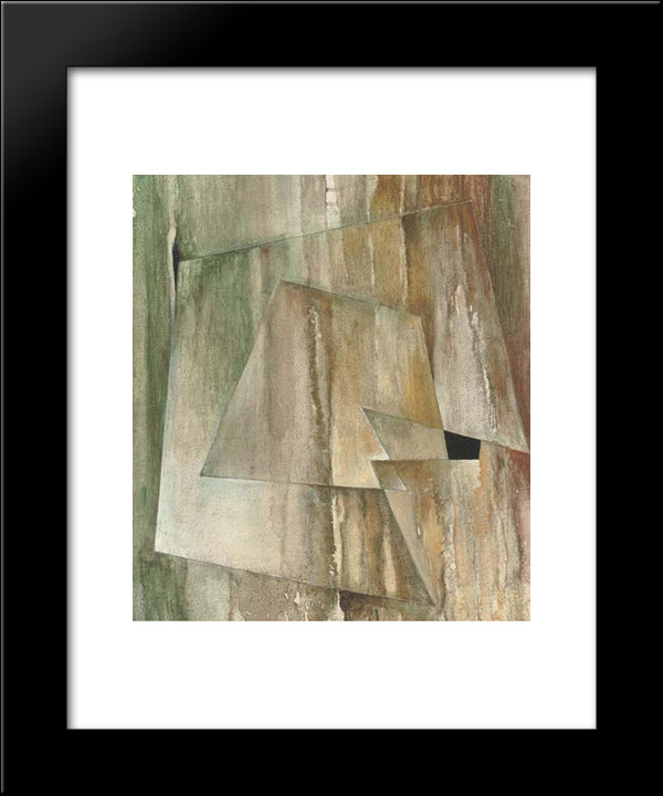 Testa 2 20x24 Black Modern Wood Framed Art Print Poster by Richter, Hans