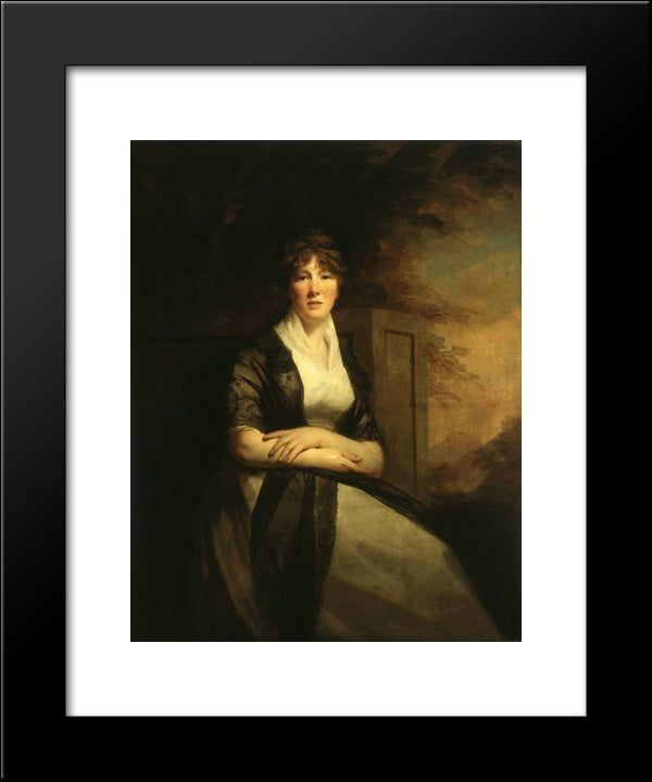 Lady Anne Torphicen 20x24 Black Modern Wood Framed Art Print Poster by Raeburn, Henry