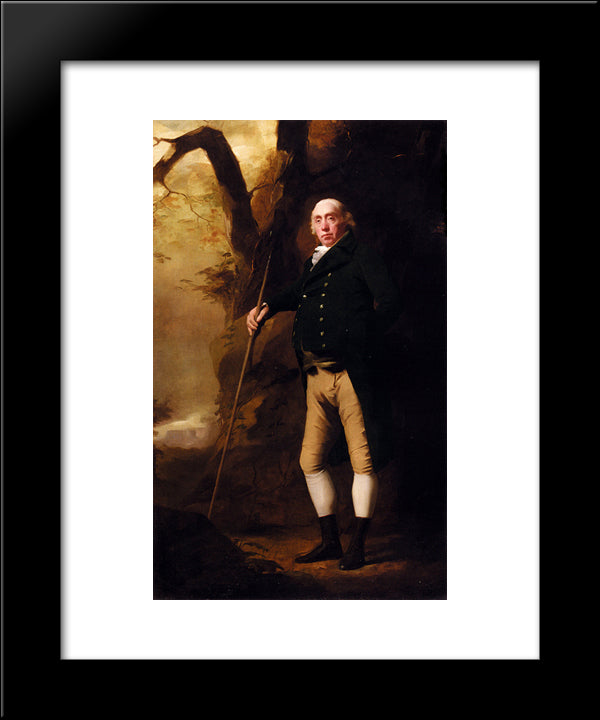 Portrait Of Alexander Keith Of Ravelston, Midlothian 20x24 Black Modern Wood Framed Art Print Poster by Raeburn, Henry