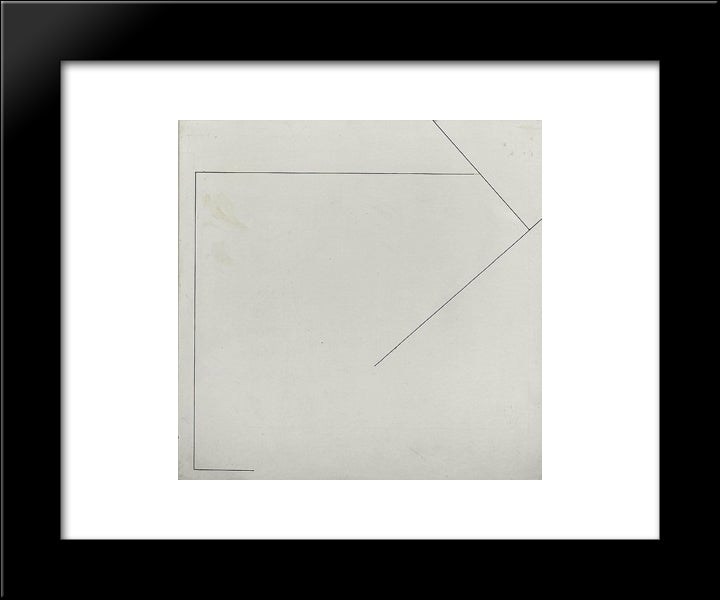 Nr. 123 20x24 Black Modern Wood Framed Art Print Poster by Stazewski, Henryk