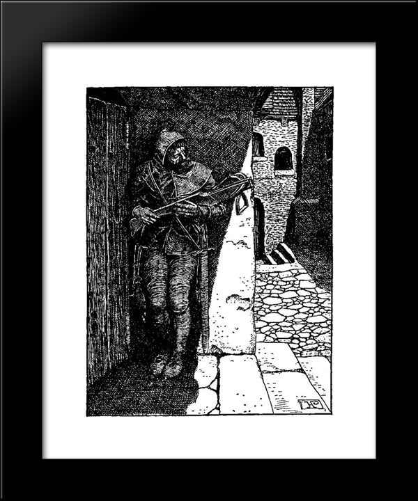 Otto Of The Silver Hand 20 20x24 Black Modern Wood Framed Art Print Poster by Pyle, Howard