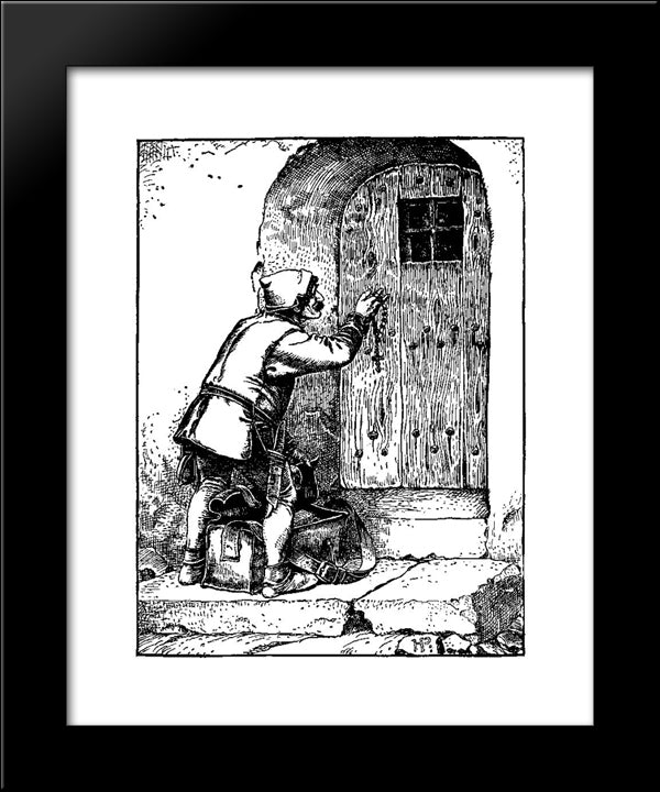 Otto Of The Silver Hand 26 20x24 Black Modern Wood Framed Art Print Poster by Pyle, Howard