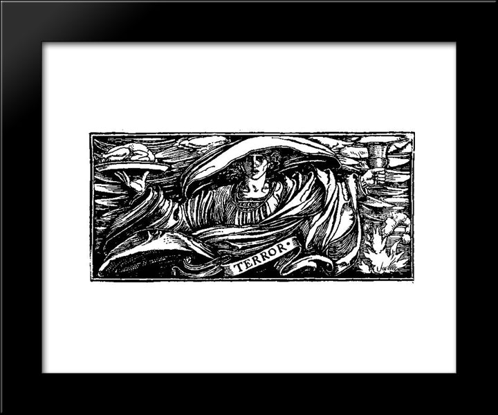 Otto Of The Silver Hand 28 20x24 Black Modern Wood Framed Art Print Poster by Pyle, Howard