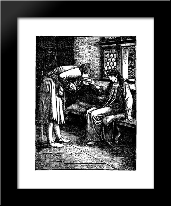 Otto Of The Silver Hand 42 20x24 Black Modern Wood Framed Art Print Poster by Pyle, Howard