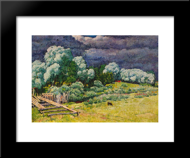 After The Storm 20x24 Black Modern Wood Framed Art Print Poster by Mashkov, Ilya