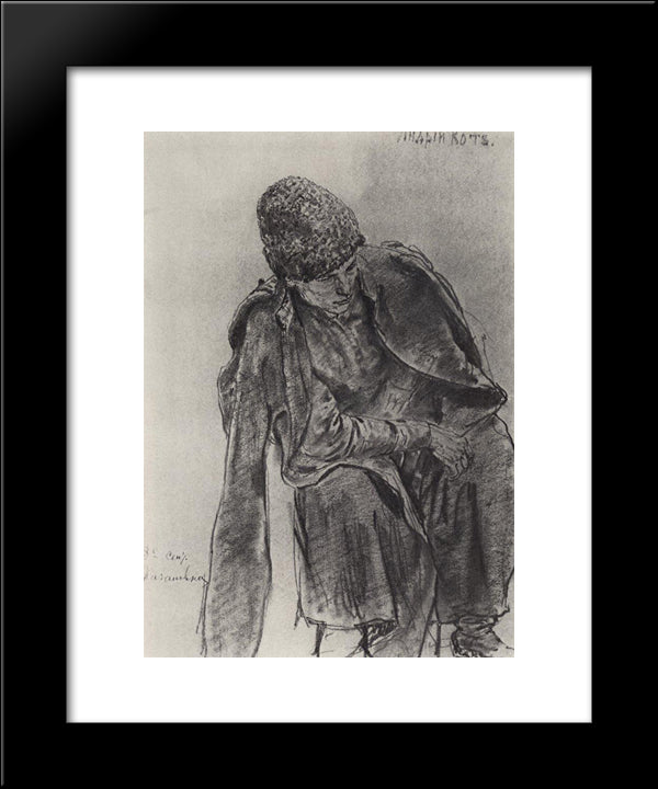 Andriy Kot 20x24 Black Modern Wood Framed Art Print Poster by Repin, Ilya