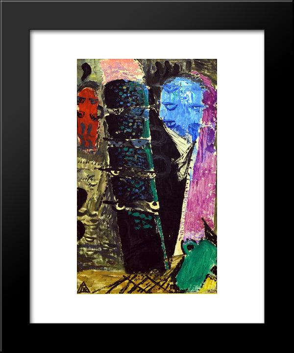 Depth 20x24 Black Modern Wood Framed Art Print Poster by Tuculescu, Ion