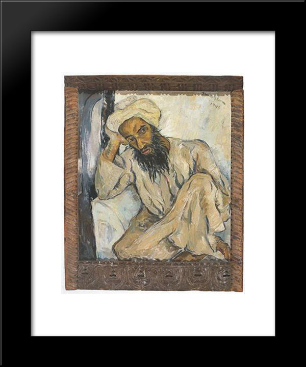 Arab Priest 20x24 Black Modern Wood Framed Art Print Poster by Stern, Irma