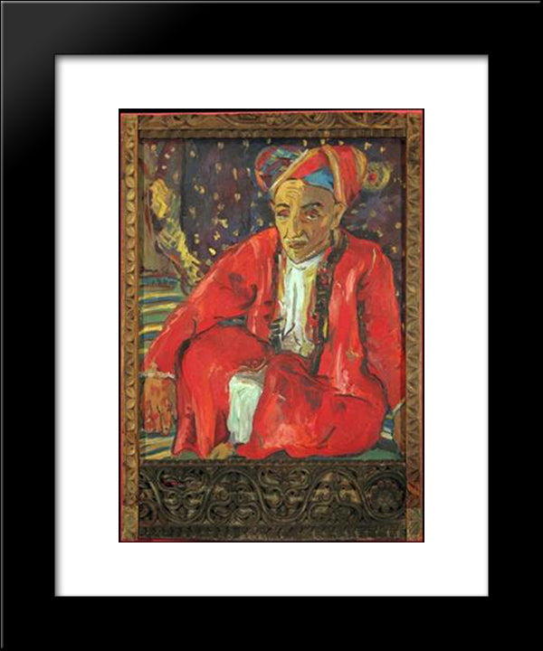 The Rich Old Arab 20x24 Black Modern Wood Framed Art Print Poster by Stern, Irma